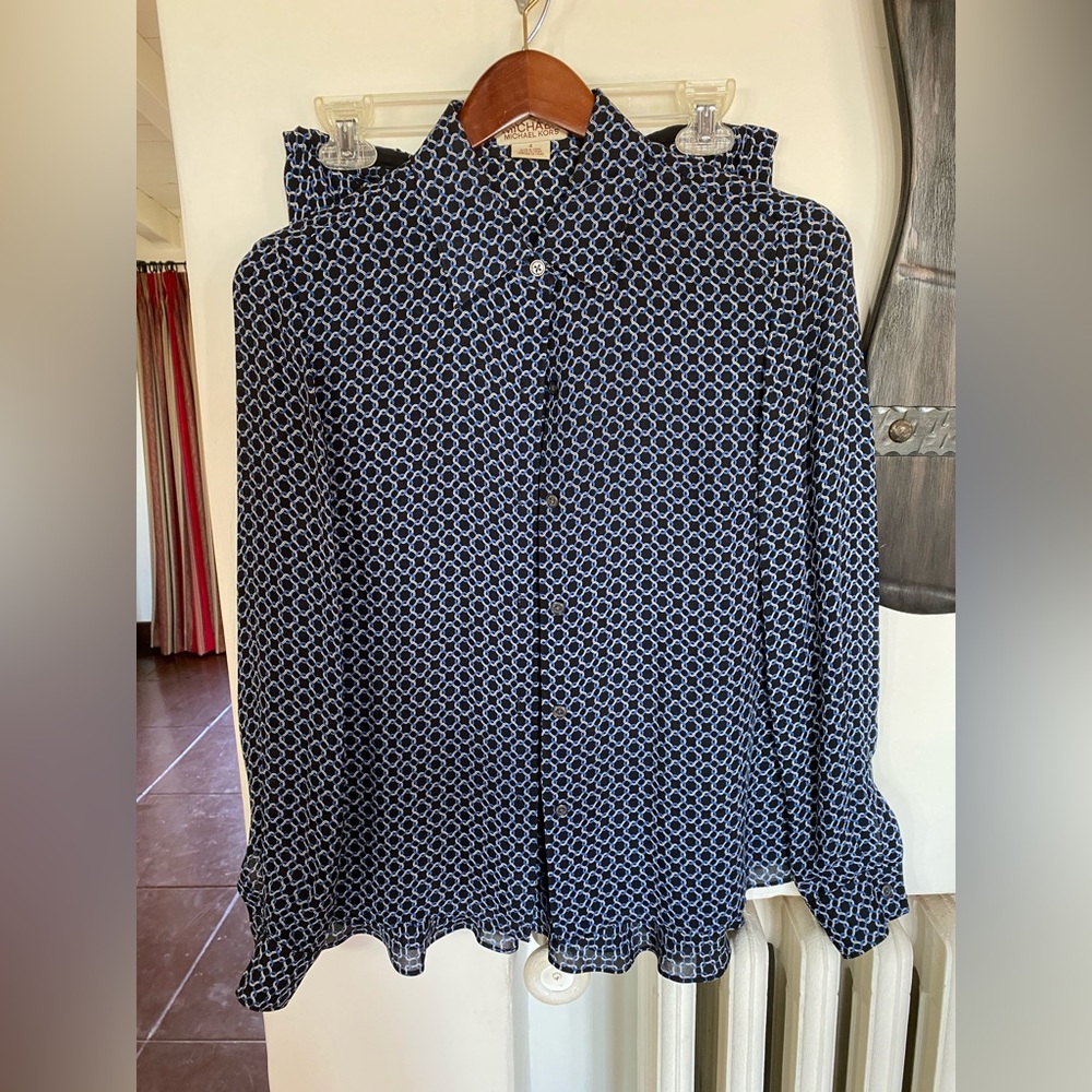 Michael Kors blouse and skirt dress. 2 pieces can be worn separately. All silk